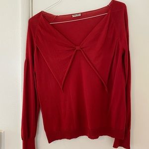 Miu Miu Red Blouse